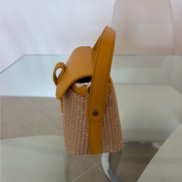 Leather RAFA Yellow Women's Handbag - Picture 2 of 6